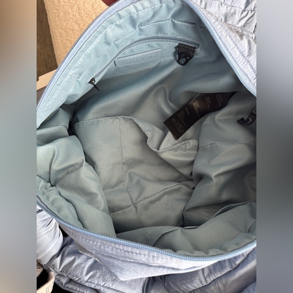 FREE PEOPLE NWT Plush Power Caryall Bag in Blue - Picture 11 of 11